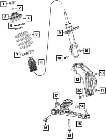 أداء MOPAR 5168088AA MOPAR RETAINER in Kuwait