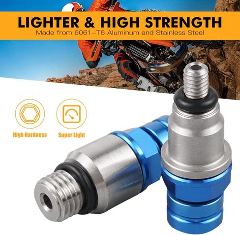 Nicecnc Orange Motor Motorcycle Fork Bleeder Válvula متوافق مع KTM 125-450SX/SXF/XC/XCF 2017-2019 85SX 2018-2019 متوافق مع 48 AER AIRE in Kuwait