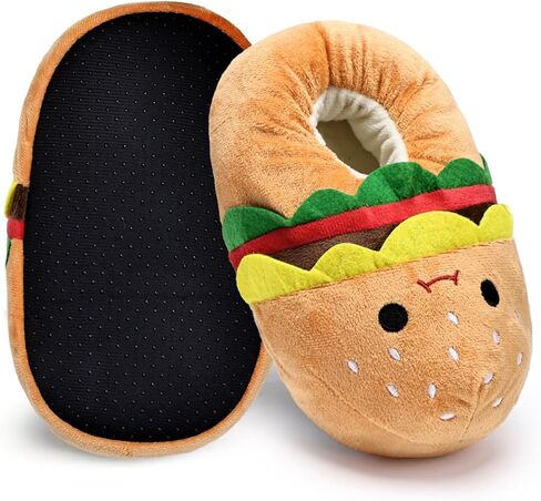 IceUnicorn Toddler Cute Animal Slippers Kids Christmas Plush Warm House Shoes Girls Boys Bedroom Indoor Washable Slipper in Saudi Arabia