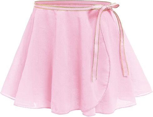 Odasdo Dance Leotard for Girls with chiffon wrap tutu skirt dance الضيقة كومبو أطفال راقصة باليرينا لباس. in Kuwait