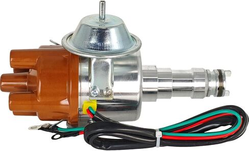 موزع الإشعال الإلكتروني M484161E متوافق مع Peugeot 404 504 1.6 2.0L 1965-1979 XC5 XC7 XN1 TP 076783016996 7701349347 242033 525454A 5901.44 in Saudi Arabia
