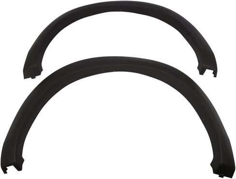 Fender Flares Compatible With 2010-2018 Dodge Ram 2500 3500, Factory Style Matte Black Finish PP Injection Front Wheel Cover Protector Vent Trim by IKON MOTORSPORTS, 2011 2012 2013 2014 2015 2016 in Saudi Arabia