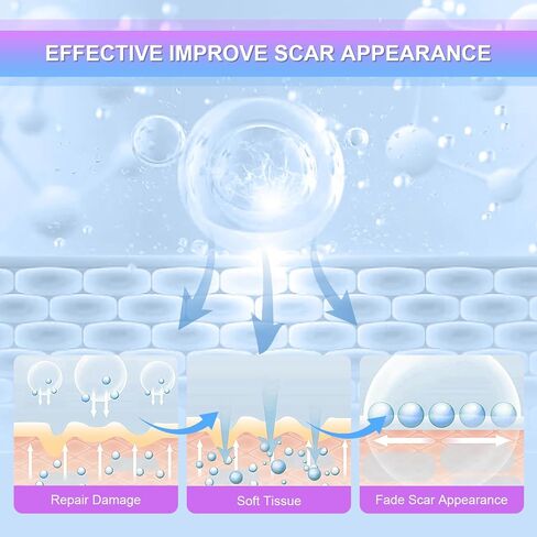 Silicone Scar Cream Scar Gel - Advanced Scar Treatment Keloid Bump Removal for Surgical Scars, C-Section, Injury, Stretch Marks, Acne, Burns, Keloids, Old & New Scars, 1.23Oz (35g) in Saudi Arabia