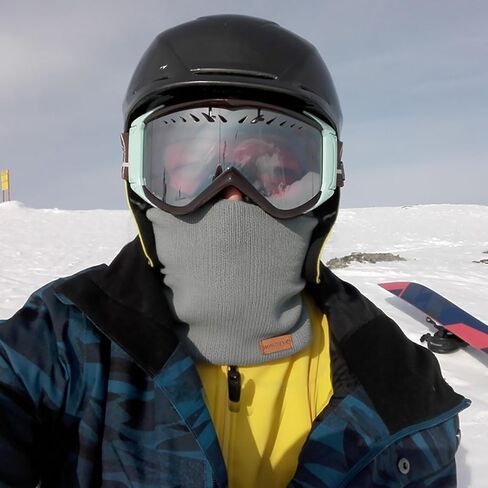 هونغتيا عنق العنق للرجال ، وجه دافئ للرقبة الشتوية للرجال والنساء ، قناع التزلج المبطن للرياح الدافئة السميكة in Kuwait