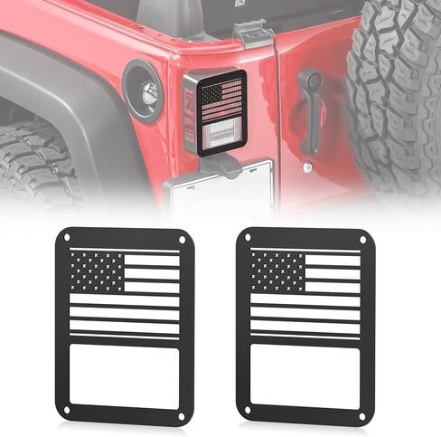 غلاف الخفيف الذيل الخليط الخليط حارس العلم US نمط متوافق مع 2007-2018 Jeep Wrangler JK JKU Unlimited 2/4 DOOR in Kuwait