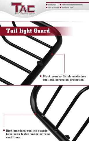 TAC Tail Rear Light Guards Cover Protector Fit 2000-2004 Nissan Xterra TLG Black Taillight – 1 Pair in Saudi Arabia