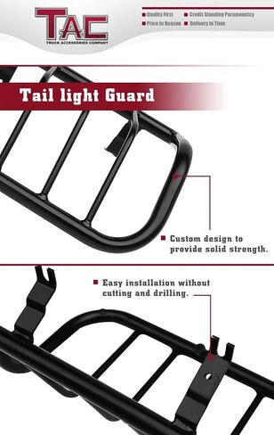 TAC Tail Rear Light Guards Cover Protector Fit 2000-2004 Nissan Xterra TLG Black Taillight – 1 Pair in Saudi Arabia