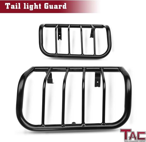 TAC Tail Rear Light Guards Cover Protector Fit 2000-2004 Nissan Xterra TLG Black Taillight – 1 Pair in Saudi Arabia