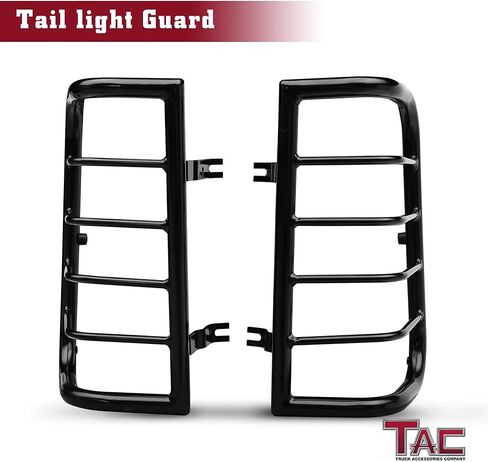 TAC Tail Rear Light Guards Cover Protector Fit 2000-2004 Nissan Xterra TLG Black Taillight – 1 Pair in Saudi Arabia
