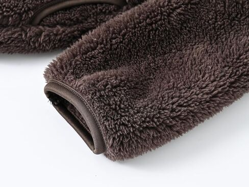 AIWUHE Toddler Girls Boys Fleece Jacket Kids Polar Fleece Zipper Jacket Soft Fall Winter Warm Outerwear With Pockets 2-8Y in Saudi Arabia
