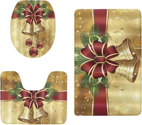 FOR U DESIGNS Trendy Bath Mat Cute Bathroom Mat Basketball U Shape Toilet Rug 3 Piece Bathroom Rug Set Non Slip Soft Absorbent Toilet Lid Cover Elongated Washable in Kuwait