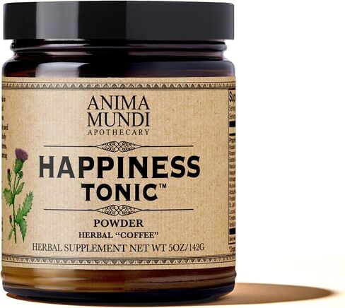 Anima Mundi Apothecary Herbal Ashwagandha Drops - Happiness Tonic for Gentle Mood Support and Relaxation - Adaptogenic Drops with Organic Ashwagandha, Rhodiola, St. John's Wort & More (2oz / 59ml) in Kuwait