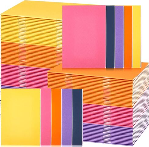 100 Pcs Colorful Blank Books Bulk Blank Books for Kids to Write Stories Mini Notebooks Hardcover Sketchbooks Journal for Drawing Writing in Saudi Arabia