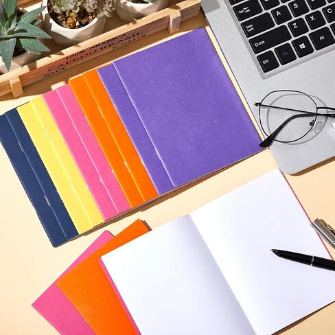 100 Pcs Colorful Blank Books Bulk Blank Books for Kids to Write Stories Mini Notebooks Hardcover Sketchbooks Journal for Drawing Writing in Saudi Arabia