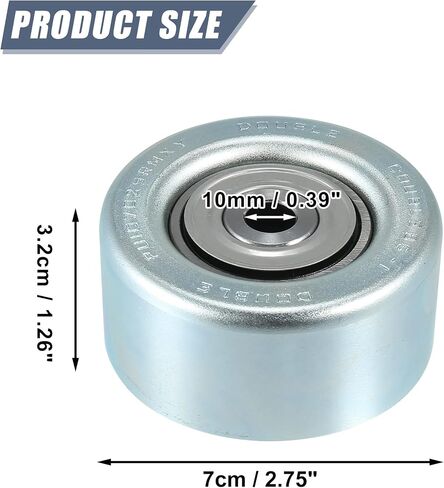 X AUTOHAUX 16603-31040 Car Drive Belt Idler Pulley Crankshaft Pulley Crank Pulley for Toyota Tundra 2005-2012 for Toyota Tacoma FJ Cruiser 4Runner in Saudi Arabia