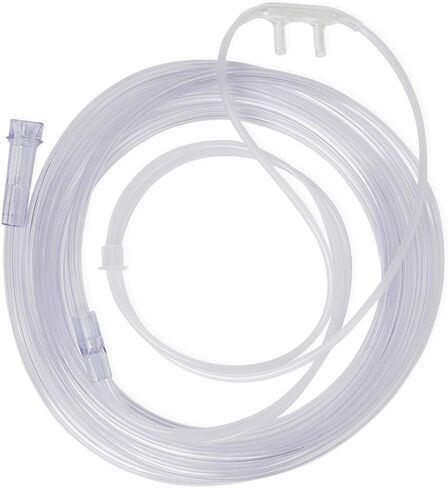 قنية الأنف الناعمة - 7 بوصات موصلات قياسية لأنابيب الأكسجين البالغة (5 أنابيب) in Kuwait