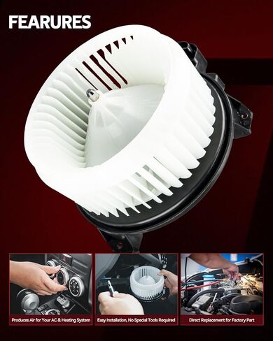 Torchbeam AC Heater Blower Motor HVAC 75839 Fit forRAV-4 2006-2018, Corolla 2009-2019, Prius 2010-2015, Prius V 2012-2017, Prius Plug-in 2012-2015, Corolla iM 2017-2018, iM 2016, 700249, 8710302210 in Saudi Arabia