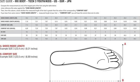 Alpinestars 2014024-4755-3: Tech 3S Youth Boots Or Fluo/Enamel Bl/Yel Fl Sz 3 in Saudi Arabia