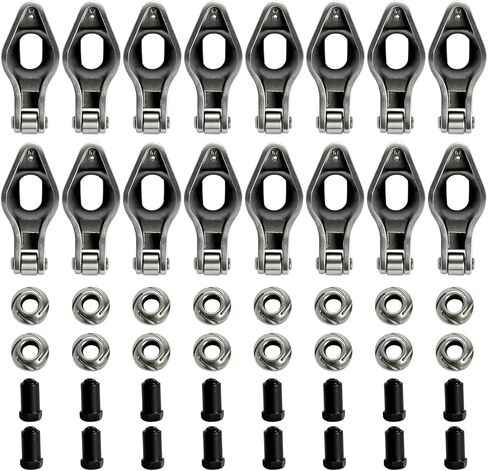 مجموعة ذراع الروك ROCKER TIP 1.7 نسبة 7/16 '' stud steel استبدال لمحرك Chevy BBC 454 in Saudi Arabia