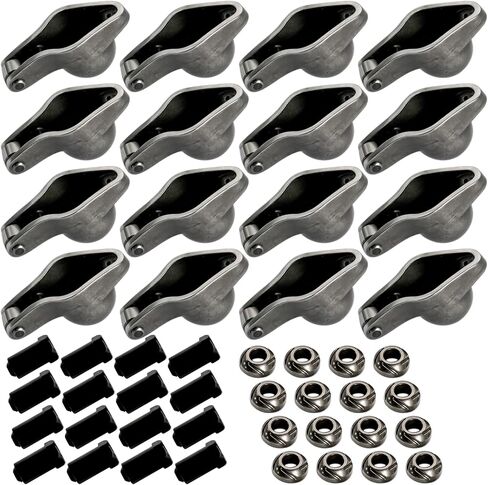 مجموعة ذراع الروك ROCKER TIP 1.7 نسبة 7/16 '' stud steel استبدال لمحرك Chevy BBC 454 in Saudi Arabia