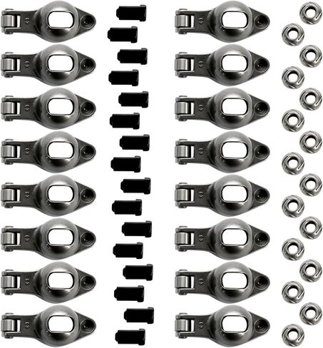 مجموعة ذراع الروك ROCKER TIP 1.7 نسبة 7/16 '' stud steel استبدال لمحرك Chevy BBC 454 in Saudi Arabia