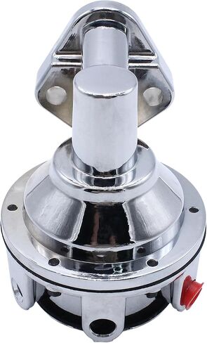 SBC Chrome Mechanical Fuel Pump 6 PSI 1/4" NPT Inlet/Outlet Compatible with Chevy SB 262-400,V8 Engine in Saudi Arabia