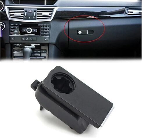 1 قطعة قفاز صندوق مقبض غطاء محول قبضة القفل ملحقات Car أسود C-Class W204 W212 C200 08-14 in Kuwait