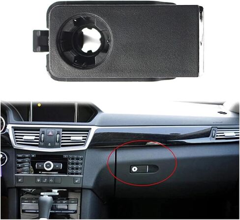 1 قطعة قفاز صندوق مقبض غطاء محول قبضة القفل ملحقات Car أسود C-Class W204 W212 C200 08-14 in Kuwait