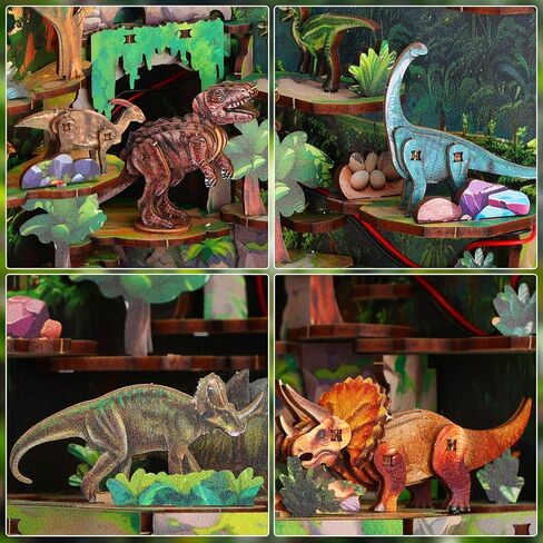 DIY Miniature Dollhouse Kit, Wooden Tiny Doll House Kit with Furniture, Creative Handmade Woodcrafts Toy for Adults, Ideal for Birthday, Christmas, Souvenir Gift, Magic School in Kuwait