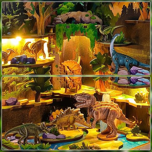 DIY Miniature Dollhouse Kit, Wooden Tiny Doll House Kit with Furniture, Creative Handmade Woodcrafts Toy for Adults, Ideal for Birthday, Christmas, Souvenir Gift, Magic School in Kuwait