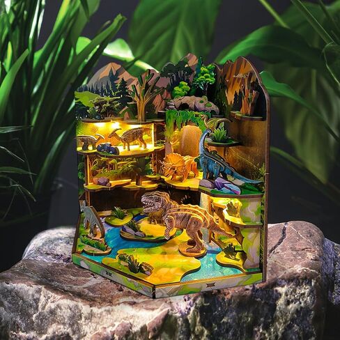 DIY Miniature Dollhouse Kit, Wooden Tiny Doll House Kit with Furniture, Creative Handmade Woodcrafts Toy for Adults, Ideal for Birthday, Christmas, Souvenir Gift, Magic School in Kuwait