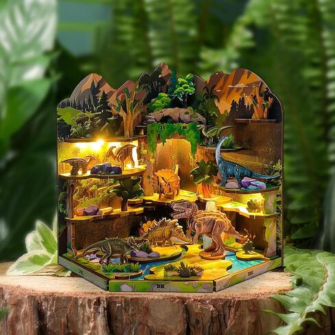 DIY Miniature Dollhouse Kit, Wooden Tiny Doll House Kit with Furniture, Creative Handmade Woodcrafts Toy for Adults, Ideal for Birthday, Christmas, Souvenir Gift, Magic School in Kuwait