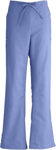 سروال Medline ComfortEase النسائي ذو التصميم الحديث Cargo Scrub، 4 جيوب، أزرق سقف، مقاس X-Small، درزة داخلية صغيرة in Saudi Arabia