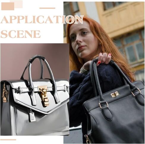 UNICRAFTALE 8Pcs 4 Colors Handbag Handle Leather Wrap Covers Luggage Handle Wrap Protectors Purse Wallet Handles Protector Strap Covers for Handbags Craft Making Supplies 13x9.5x0.5cm in Saudi Arabia