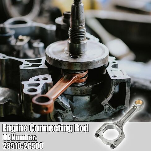 X AUTOHAUX 4pcs Engine Connecting Rod Replacement for Kia Optima 4-Door 2.4L 2011-2018 No.23510-2G500 in Saudi Arabia