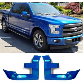 MIC Pair Headlight Bezels Trim Molding Compatible with 2015-2017 F-150 F150,Grille Molding Trim Replace for FL3Z17C755AA,FL3Z17C754AA Driver & Passenger Side (Ruby Red Metallic) in Kuwait