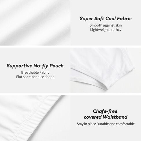 Supdreamc Men's Travel-Friendly Quick-Dry Polyester Briefs Lightweight Anti-Odor for Backpacking in Kuwait