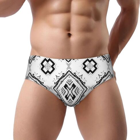Men's Supportive Pouch Polyester Briefs Moisture Wicking for Athletic Competition in Kuwait