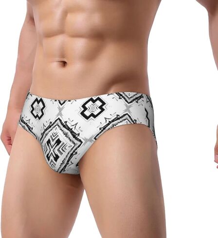 Men's Supportive Pouch Polyester Briefs Moisture Wicking for Athletic Competition in Kuwait