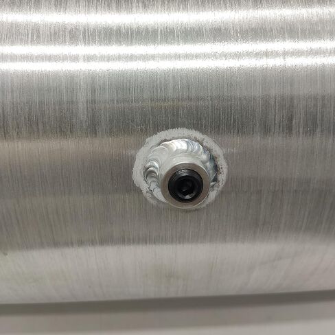 JSD AUTO PARTS Outlet 10x28 Gas Fuel Tank Spun Aluminum 9.5 Gallon Center Fill 1/4 NPT in Saudi Arabia