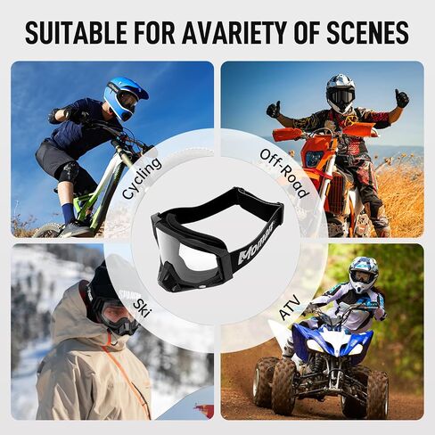 Moman Dirt Bike ATV Goggles Motorcycle Gear Riding Motocross Dirtbike in Saudi Arabia