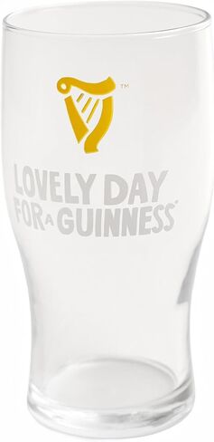 Guinness Toucan Pint Glass, Single Glass | 20oz Pints Drinking Cup | Thick Beer Glasses Beer 20 oz Beer Can Glass in Kuwait