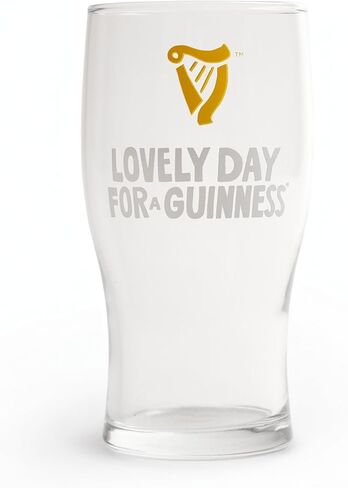 Guinness Toucan Pint Glass, Single Glass | 20oz Pints Drinking Cup | Thick Beer Glasses Beer 20 oz Beer Can Glass in Kuwait