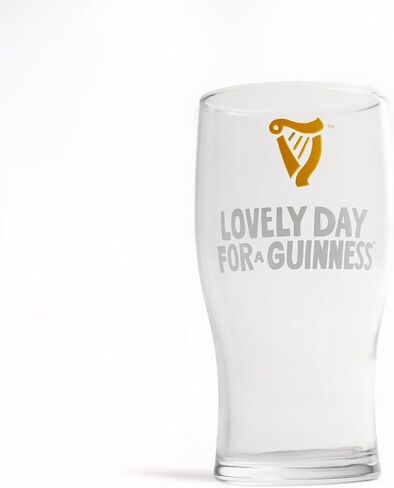 Guinness Toucan Pint Glass, Single Glass | 20oz Pints Drinking Cup | Thick Beer Glasses Beer 20 oz Beer Can Glass in Kuwait