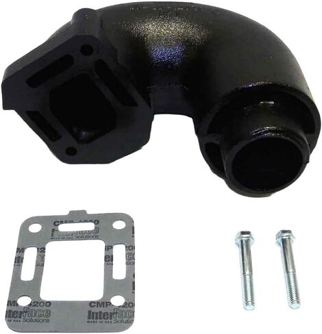 Rareelectrical New 4'' Outlet Exhaust Riser Compatible With Mercruiser 140 Gm 181 I/L4 140 Hp 120 Gm 153 I/L4 153 Hp 3.0 Liter Gm 181 I/L4 181 Hp By 12076A1 95864A2 Mc2012076 12076A2 in Saudi Arabia