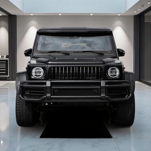 Garage Floor Containment Mat, 31" x 36" Size, Polyester with Rubber Backing, Non-Slip, for Vehicles, All-Season Use in Kuwait