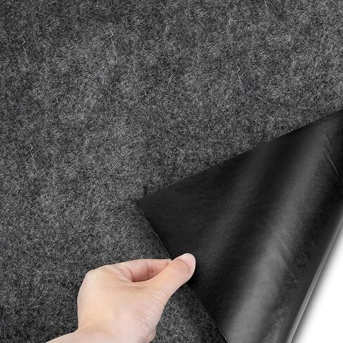 Garage Floor Containment Mat, 31" x 36" Size, Polyester with Rubber Backing, Non-Slip, for Vehicles, All-Season Use in Kuwait