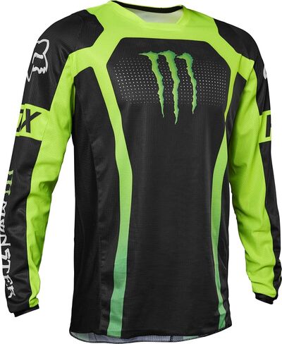 Fox Racing Men's 180 Monster Motocross Jersey, Black, Small in Saudi Arabia