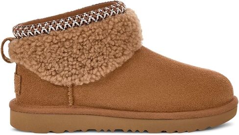 UGG Unisex-Child K Classic Ultra Mini Maxi Curly Fashion Boot in Saudi Arabia