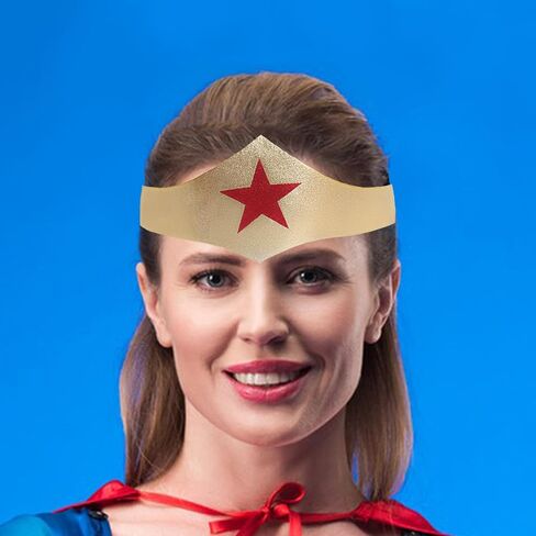 مجموعة Cosplay Cosplay Halloween Of Wonder Cosplay: Gold Tiara ، حزام ، فرق معصم ، 3 أمتار لاسو in Saudi Arabia